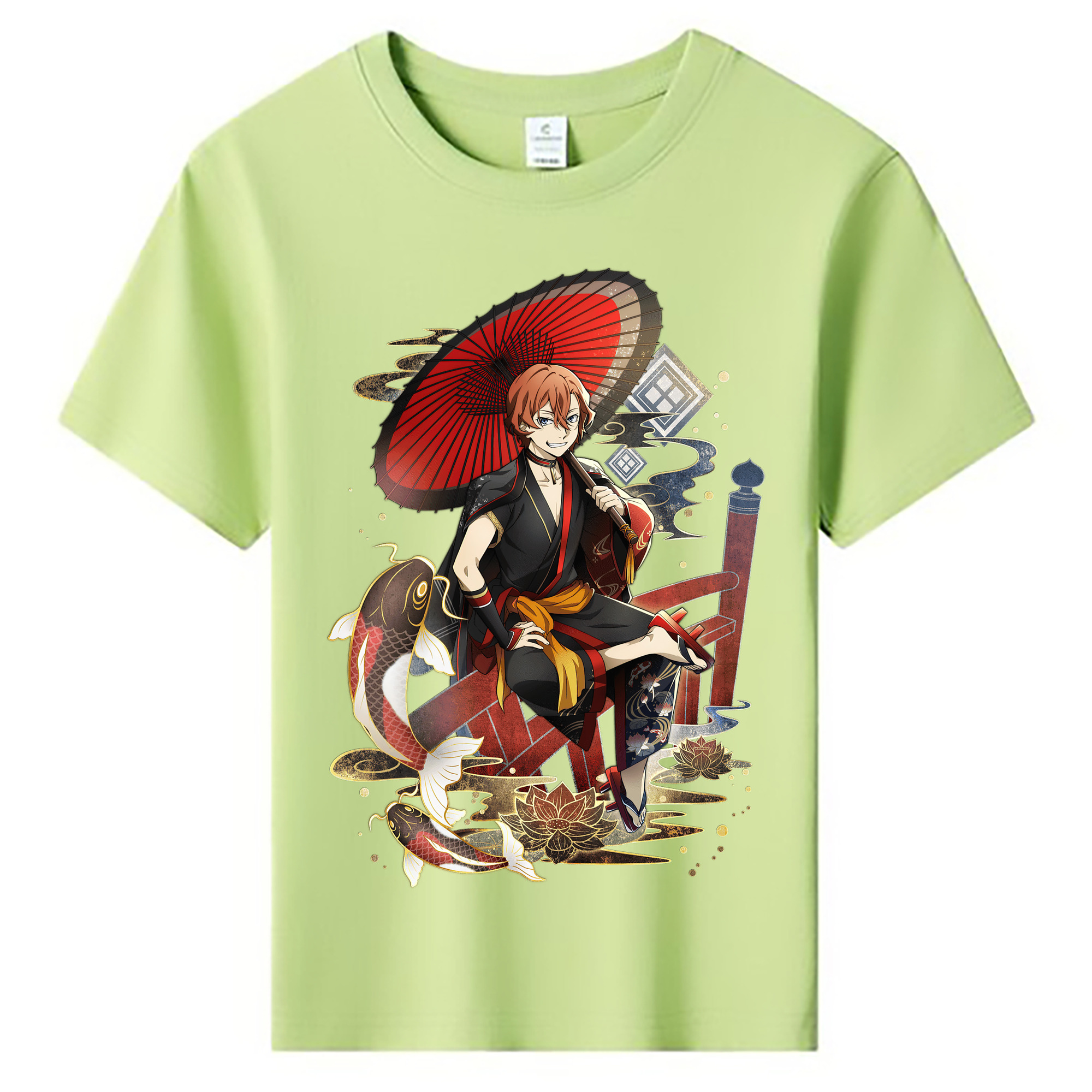 （画像用） 文豪ストレイドッグス Bungo Stray Dogs 綿100％キッズTシャツ（フロントプリント）